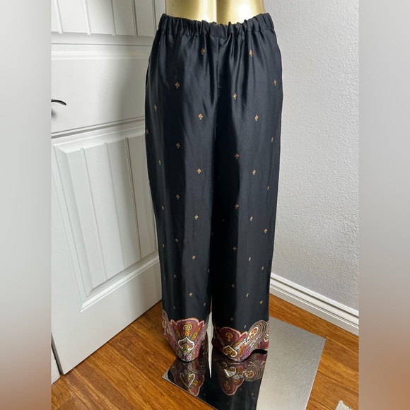 Scoop Printed Wide Leg Pants Women’s XS - Picture 5 of 7